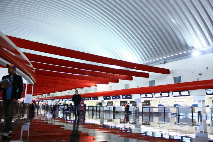 El Aeropuerto Internacional de Toluca casi abandonado por los pasajeros