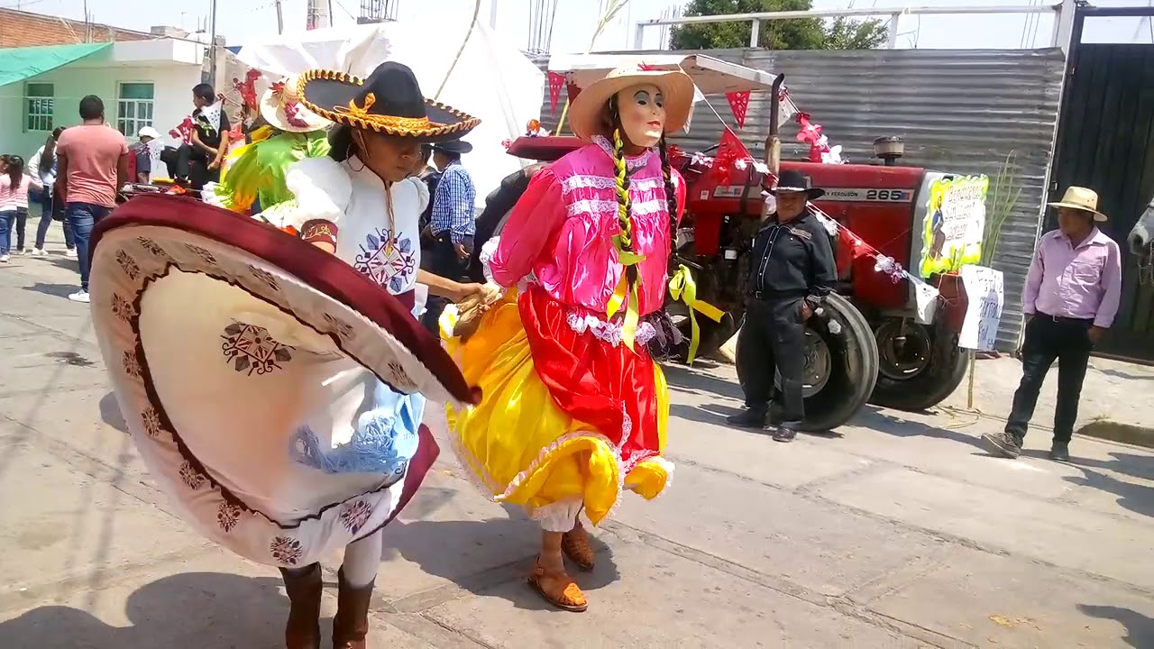 Paseo de la delegación de Santa Ana Tlapaltitlán recorrió más de 6 km en Toluca