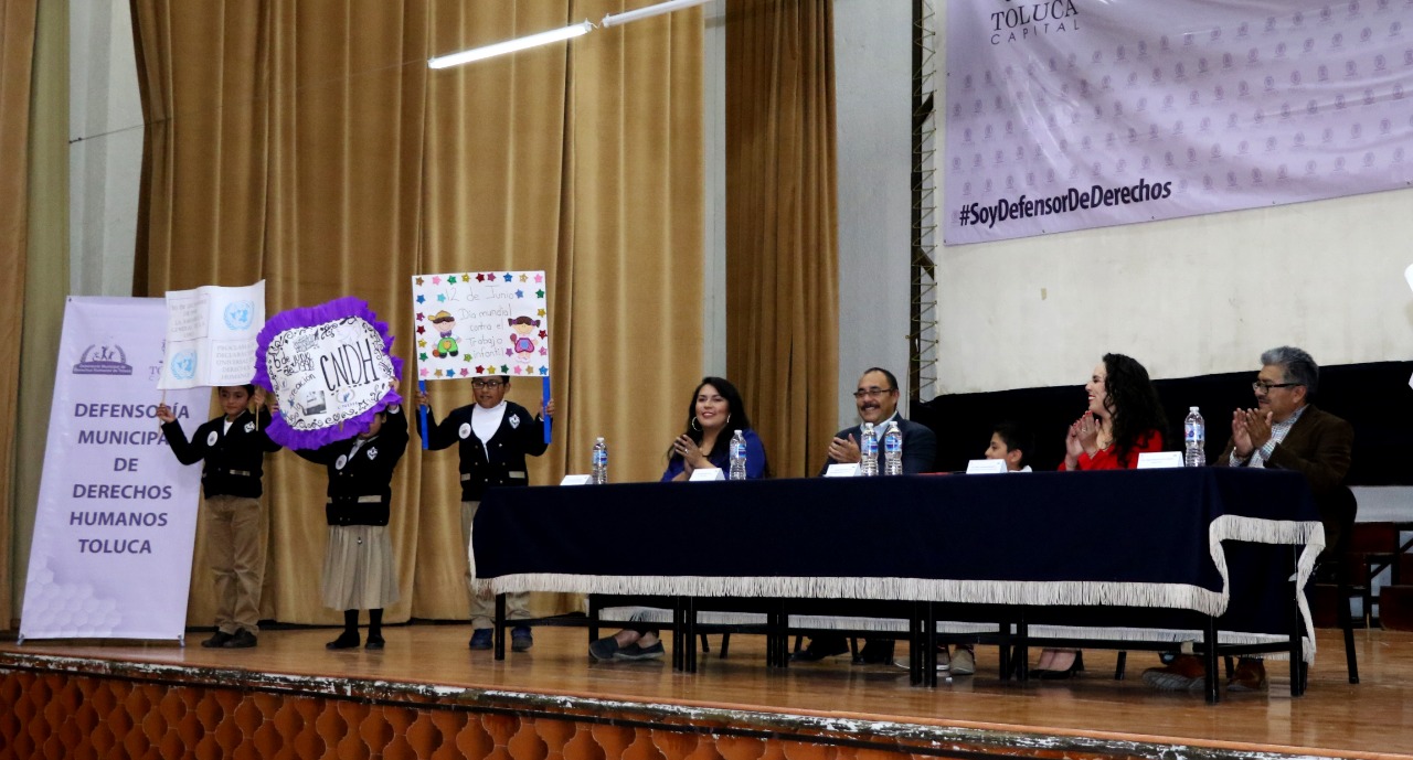 Toluca promueve Red de Niñas y Niños Defensores de los Derechos Humanos