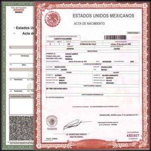 Seran Permanentes Copias Certificadas De Las Actas De Nacimiento