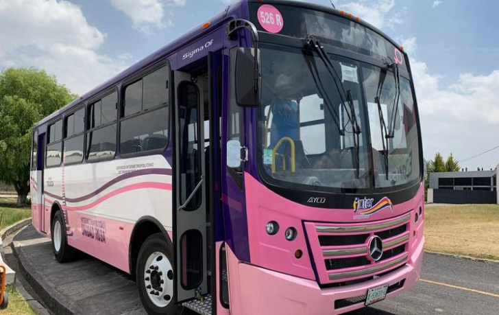 Ampliarán servicio de Transporte Rosa en rutas del valle de Toluca