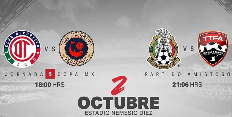 El estadio Nemesio Diez de Toluca se pintará de verde con partido de la Selección Mexicana