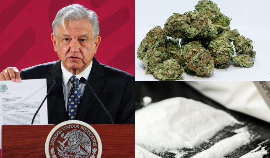 AMLO busca legalización de drogas como la marihuana en México
