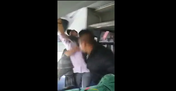 Video: Enfrentan a acosador en autobús México-Toluca