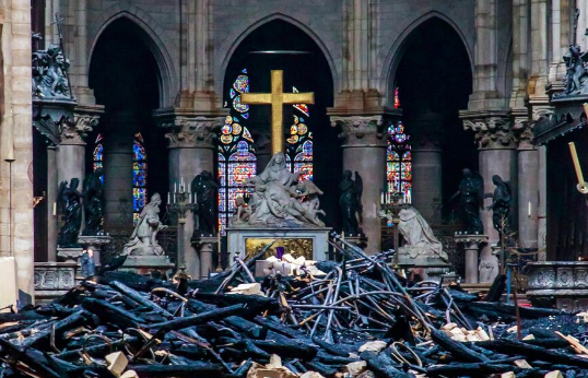 Notre Dame, seis meses después
