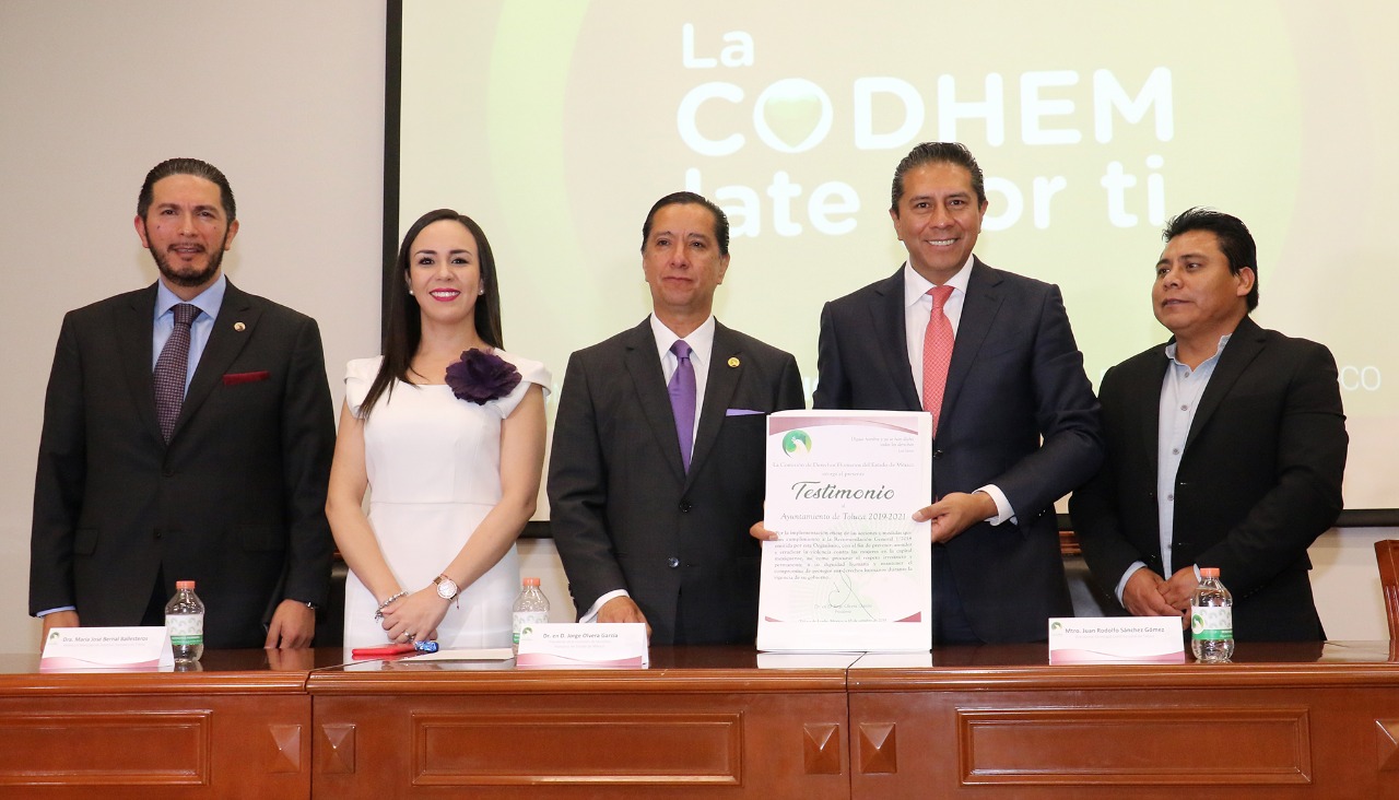 Se apuntala Toluca como Capital de los Derechos Humanos