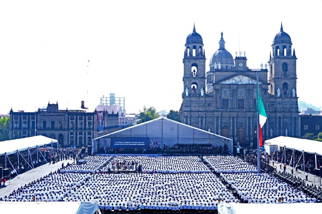Policía de Toluca crecerá 5 veces su tamaño, ingresan 3 mil 300 nuevos cadetes