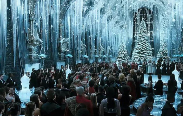 Baile navideño de Harry Potter