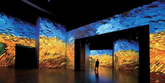 Exposición multisensorial "Van Gogh Alive" en CDMX