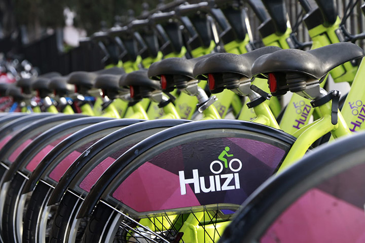 Huizi bicicleta pública celebró cuatro años en Toluca