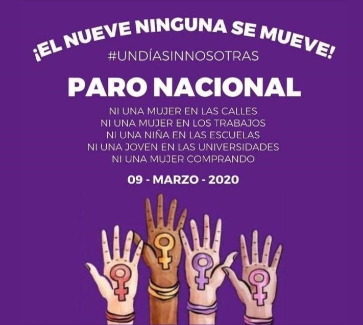 Mujeres convocan a paro nacional #UnDíaSinNosotros por feminicidios en el país