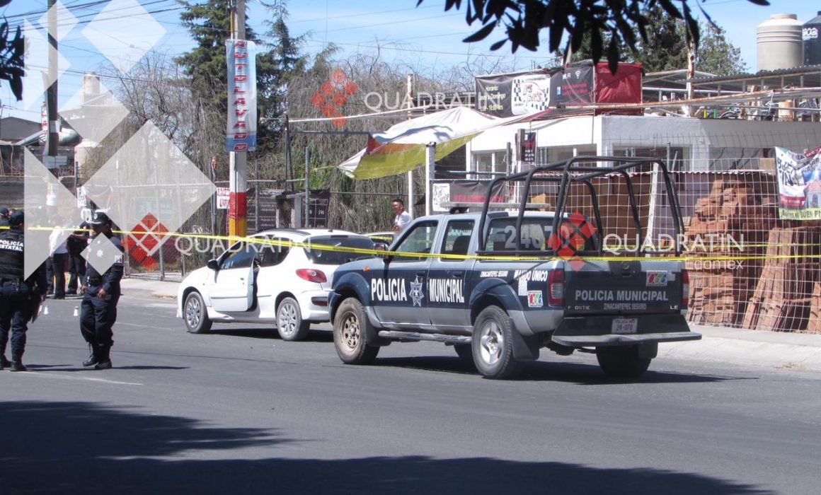 Reportan un muerto y un herido por balacera en Zinacantepec