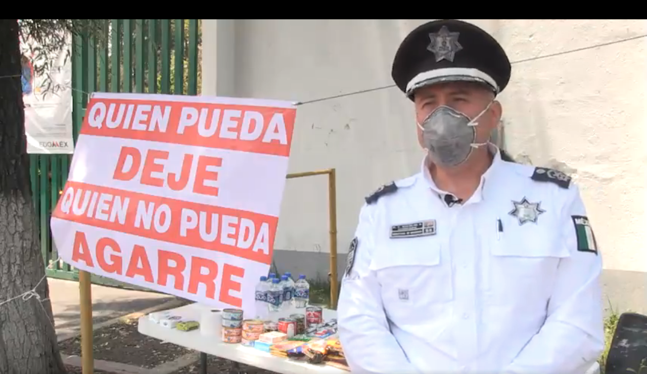 Policías del EdoMex se une a la iniciativa “Quien pueda DEJE; quien no pueda AGARRE” 