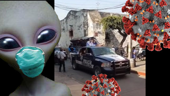 VIDEO / llaman a los extraterrestres a regresarse a su casa para evitar coronavirus