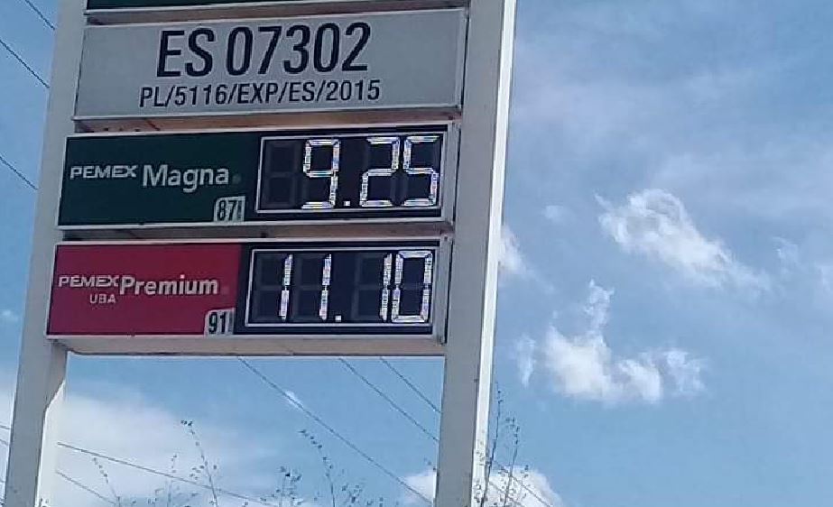 Así se vende la gasolina más barata de todo México