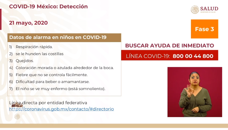 Resumen informe diario por coronavirus en México || 21 mayo 2020