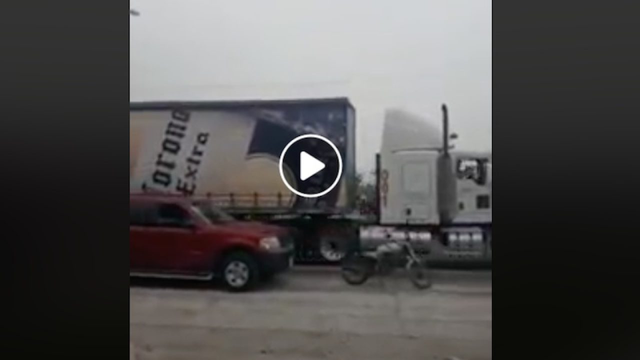 VIDEO|| Camiones con cerveza son recibidos con aplausos.