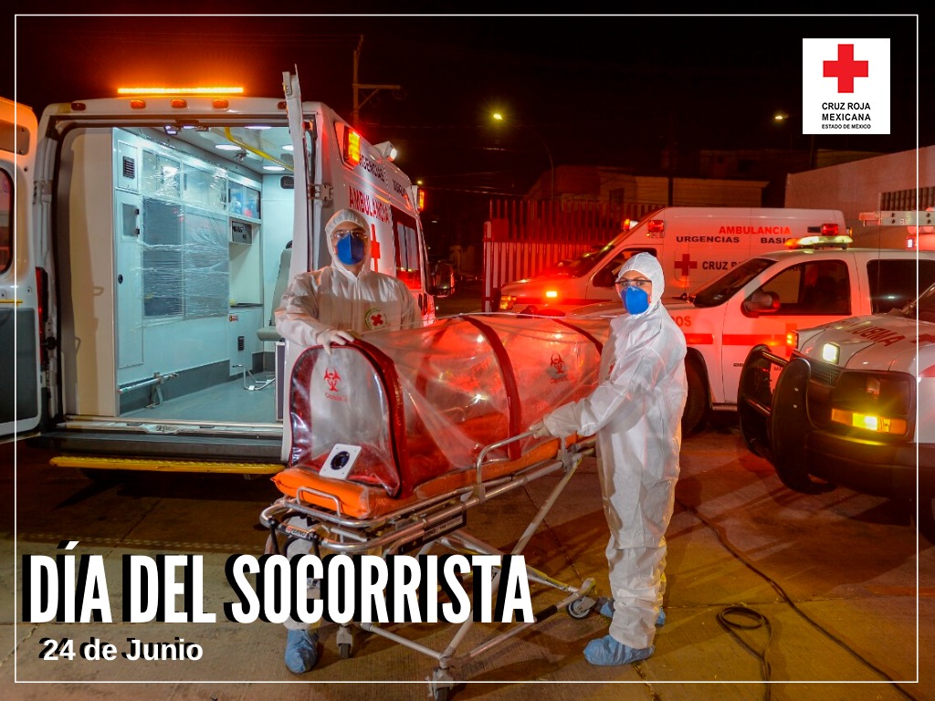 En el día del Socorrista, Cruz Roja Mexicana enfrenta el mayor reto humanitario por el Covid-19