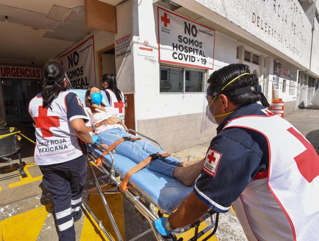 Cruz Roja habilita instalaciones para pacientes sin coronavirus en Edomex
