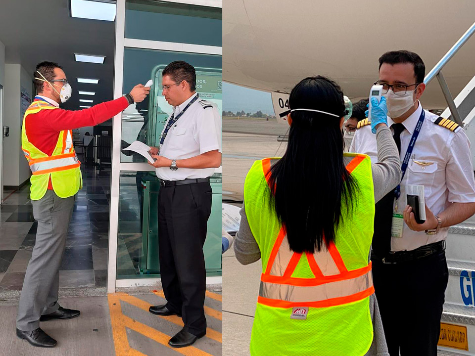 Este será el nuevo protocolo que deberán cumplir trabajadores del Aeropuerto de Toluca
