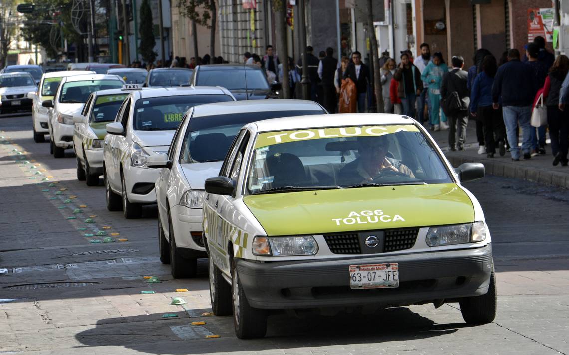 Conoce las rutas más inseguras de taxis colectivos del Valle de Toluca.