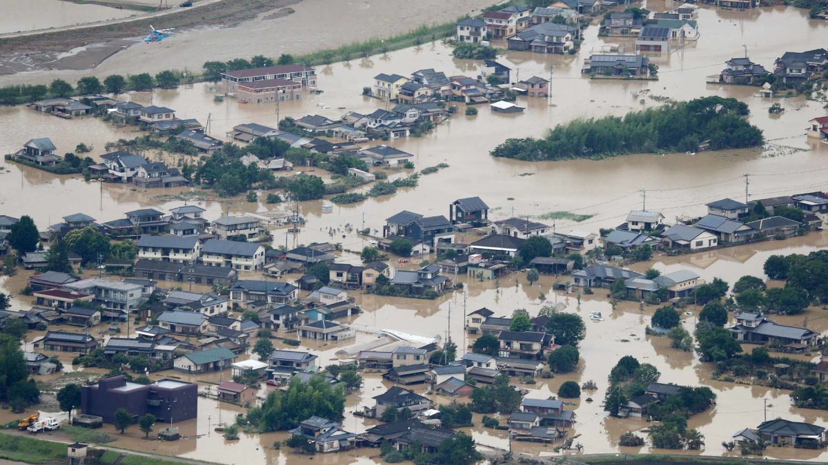 VIDEO || Grave inundación en Japón deja un saldo de 60 muertos