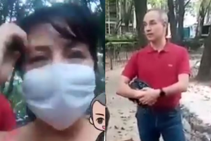 [VIDEO] Mujer se emociona al encontrarse a López-Gatell y se vuelve viral