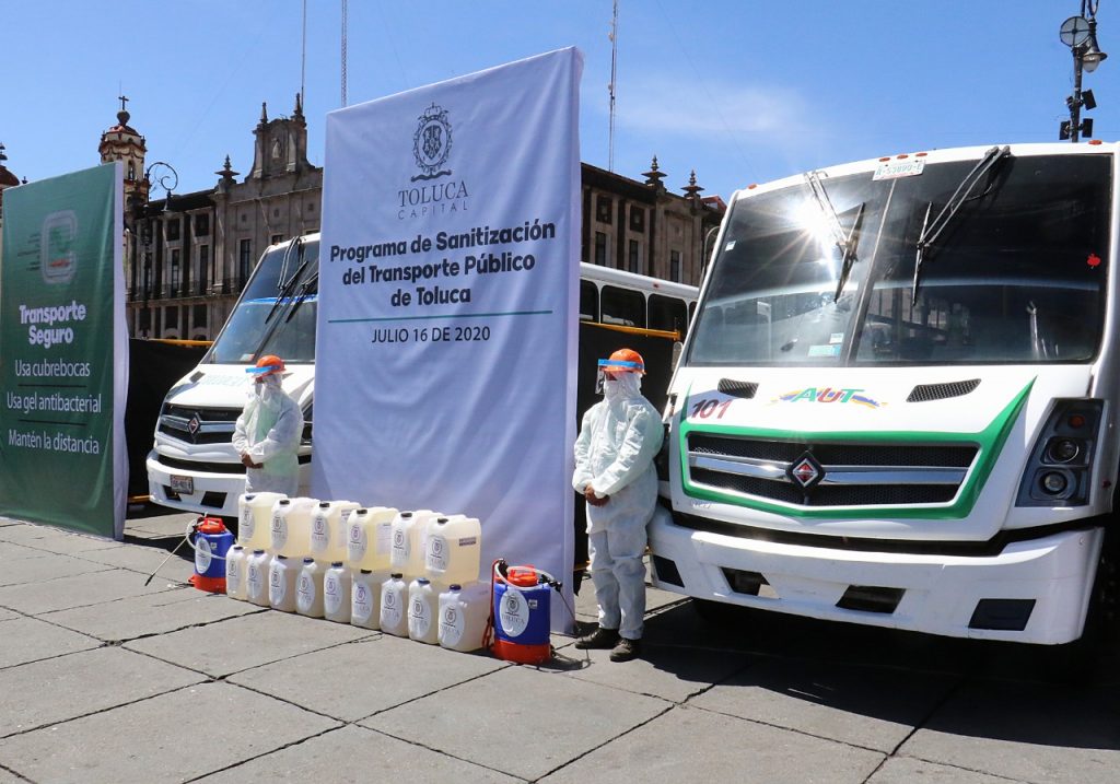 Inicia Toluca programa Transporte Seguro para cuidar la salud de todos