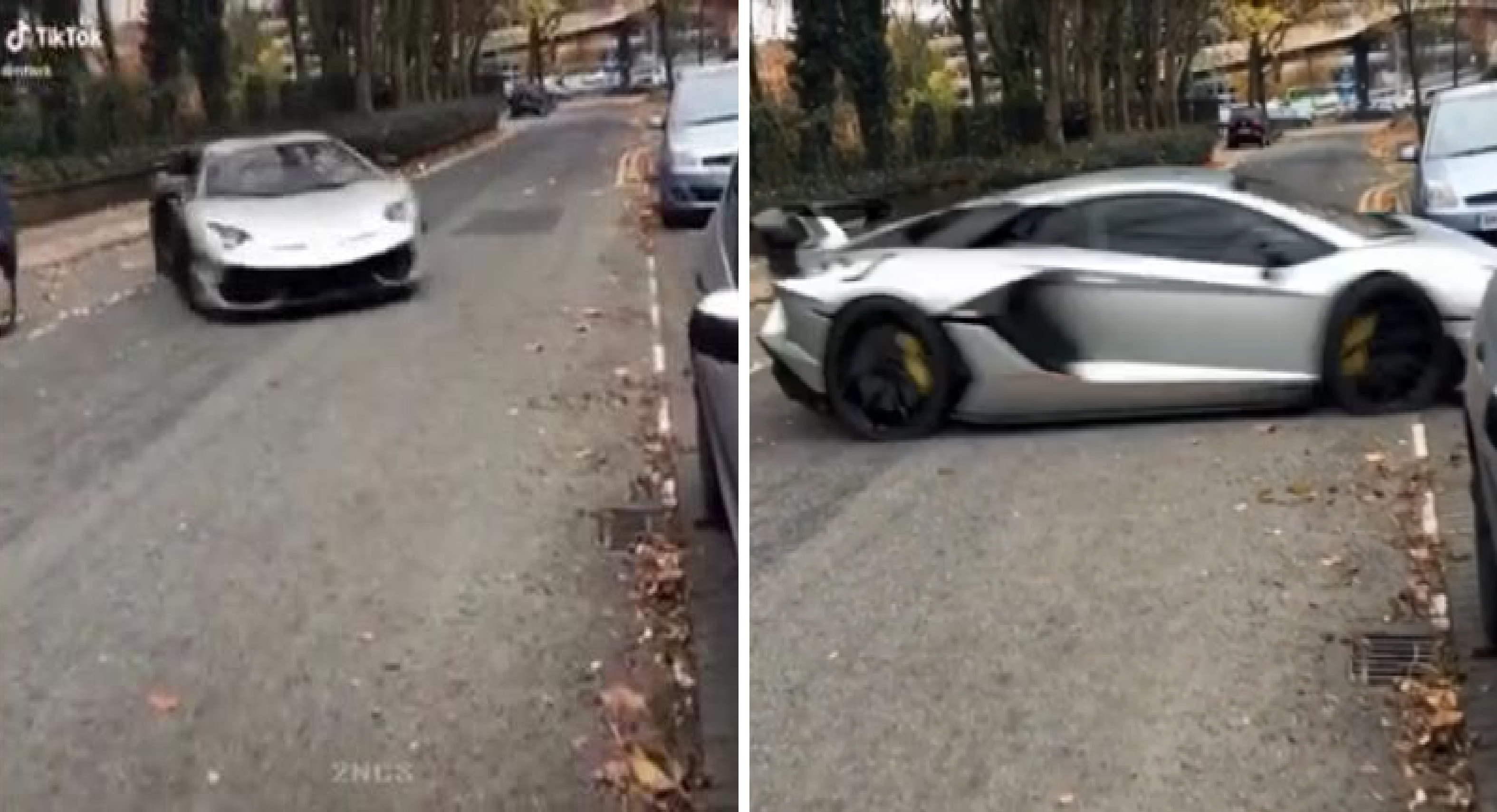 Lamborghini escapa de la policía con increíble maniobra VIDEO1