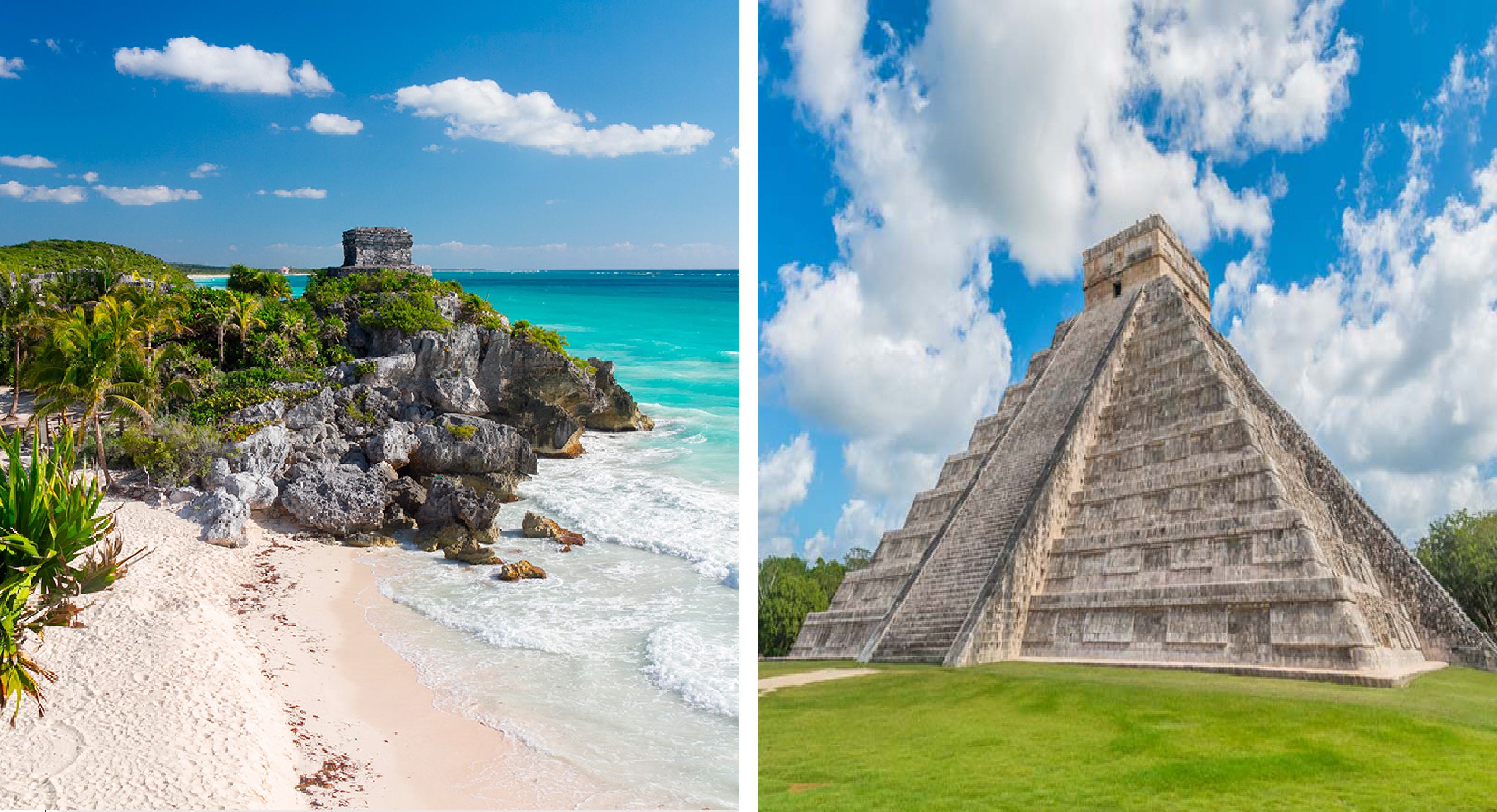 Playas de Cancún, y zonas arqueológicas como Chichén Itzá y Tulum ya podrán ser visitada