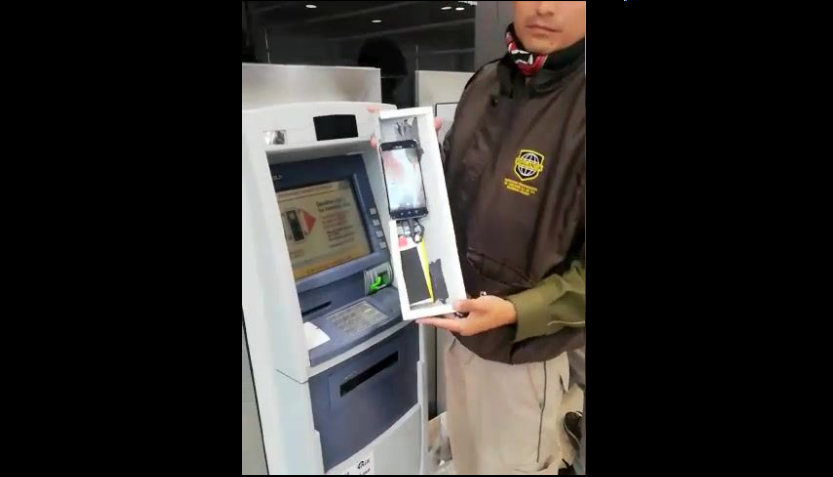 (Video) Descubren nuevo dispositivo para robo de contraseñas en cajeros del Edomex