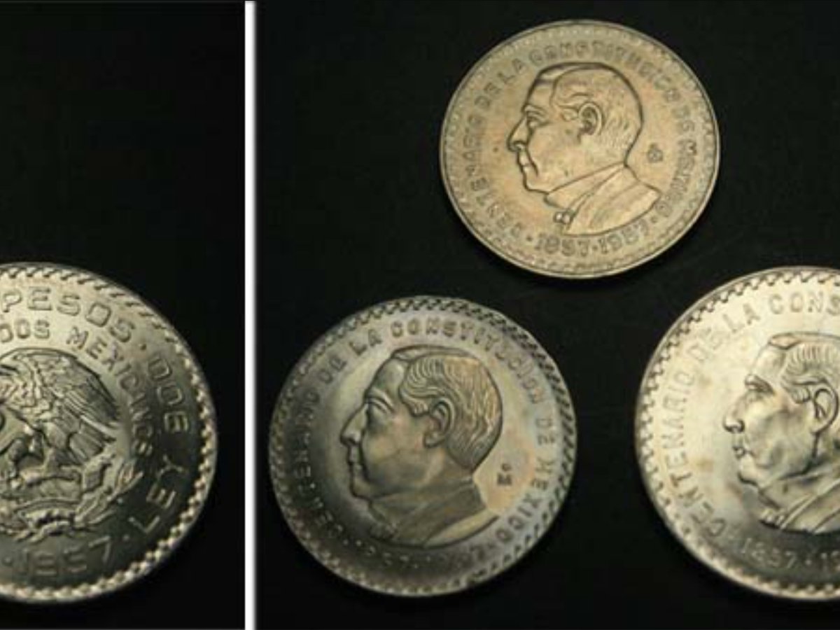 Monedas de Benito Juárez se venden en miles de pesos