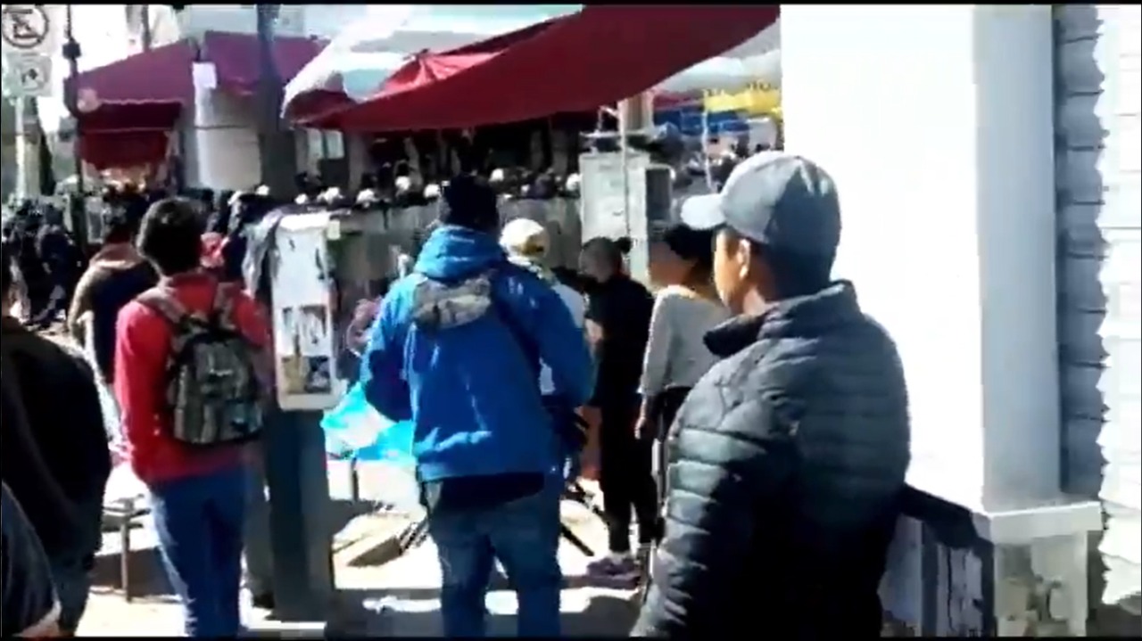 (VIDEO) Enfrentamiento en la Terminal de Toluca