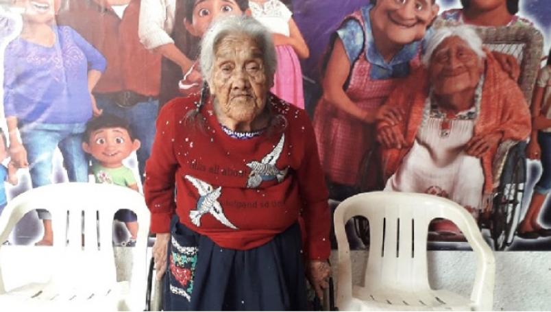Ella es la verdadera "Mamá Coco" con 107 años de edad