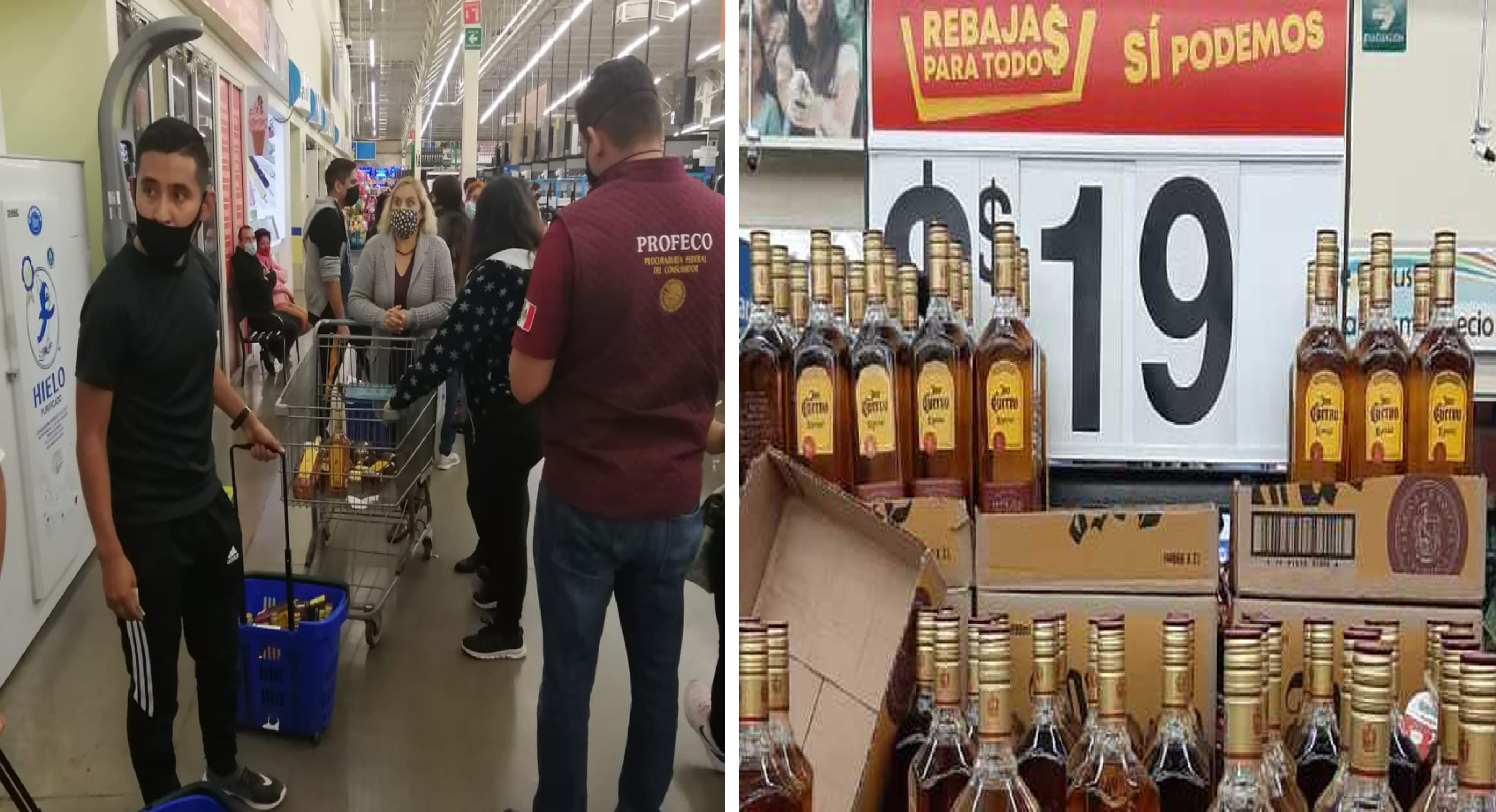 Interviene PROFECO para que Walmart respete precio de tequila en 19 pesos || VIDEO