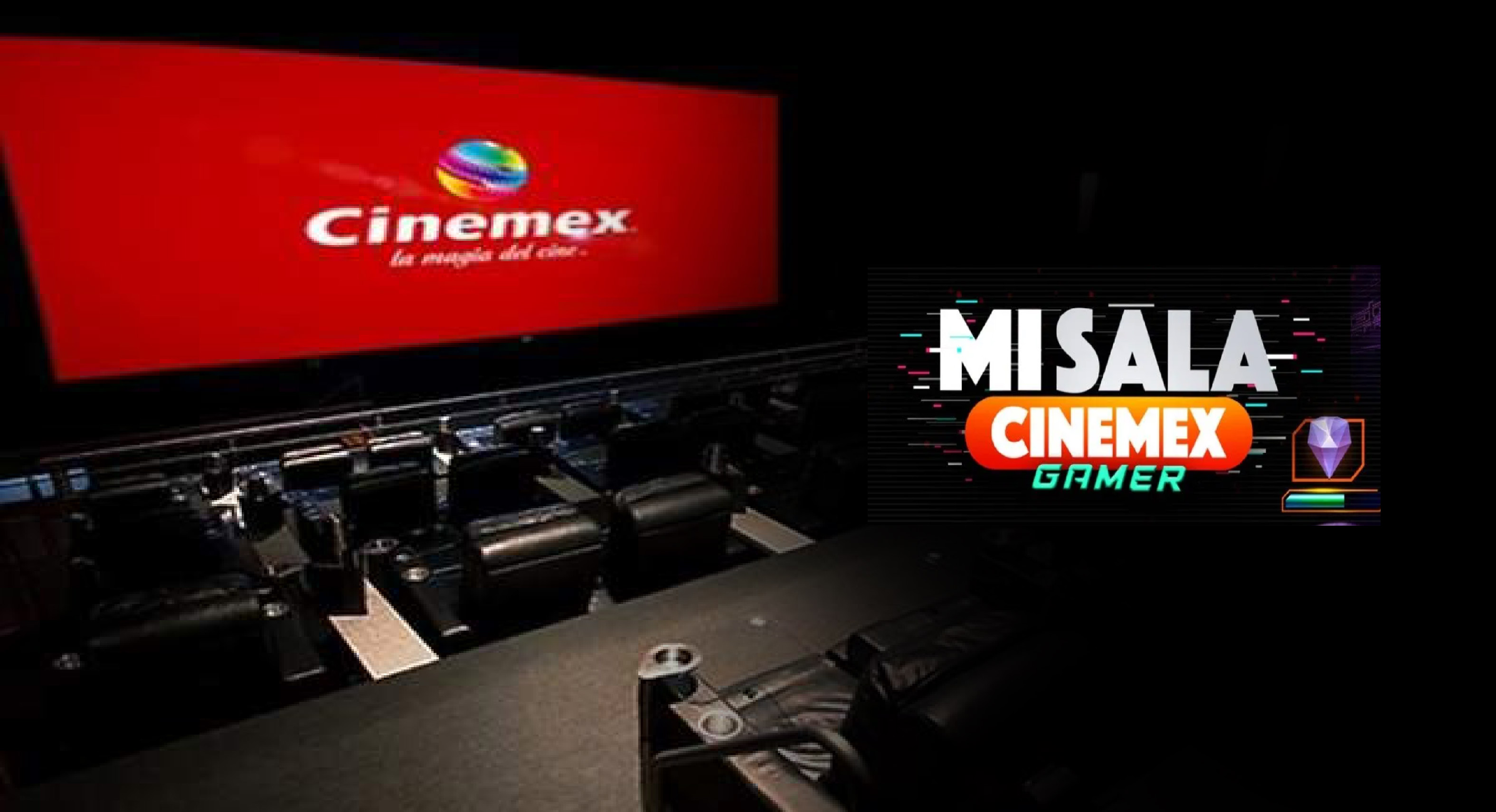 Mi Sala Cinemex Gamer || Renta una sala de cine para jugar videojuegos