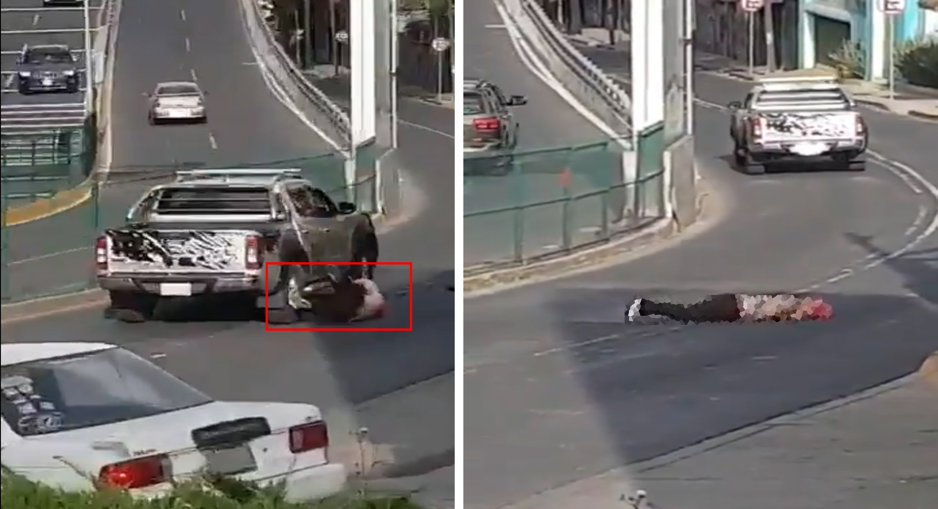 Mujer queda inconsciente tras ser atropellada por camioneta || VIDEO