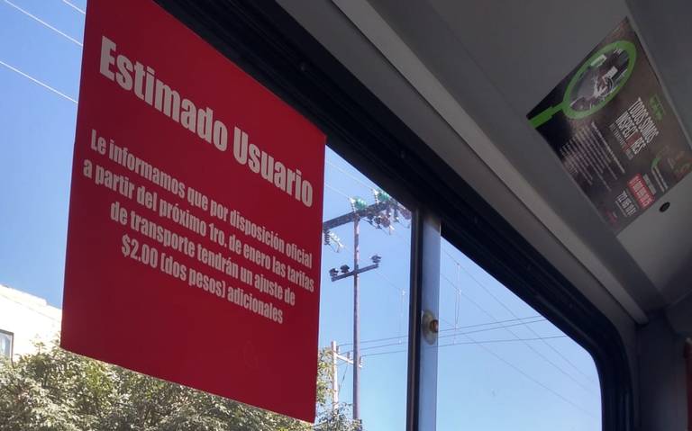 Transporte público del Valle de Toluca advierte aumento para el próximo año