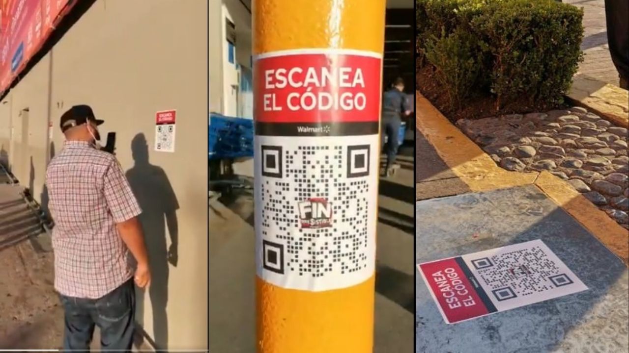 (VIDEO) Walmart esconde códigos QR con descuentos en la calle
