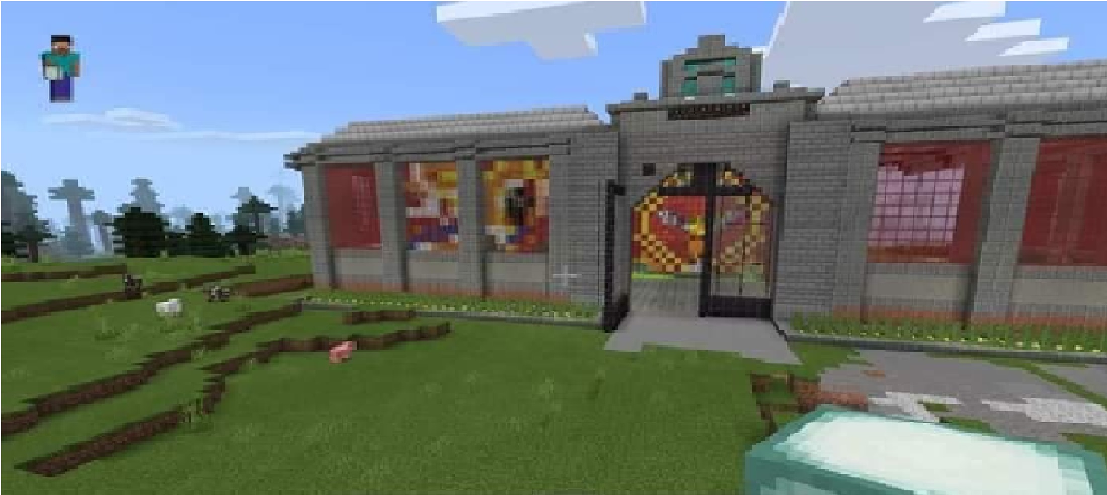 Construyen el famoso Cosmovitral de Toluca en Minecraft
