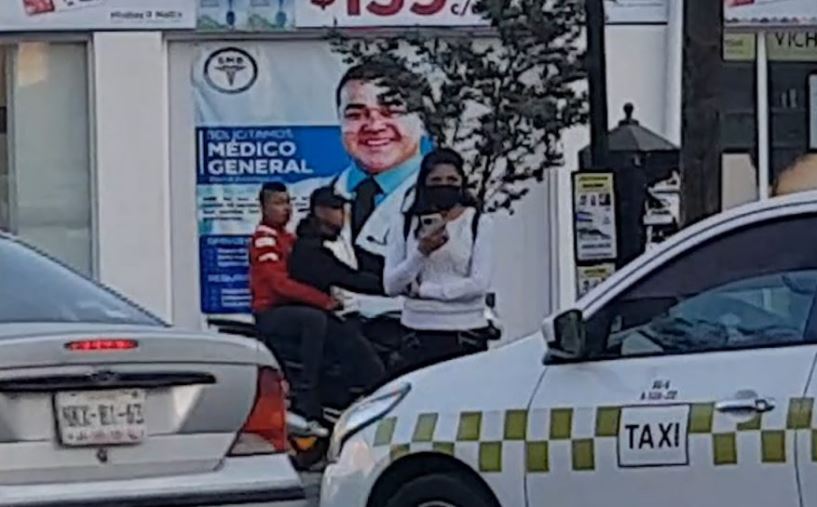 Así se roban los celulares en el centro de Toluca