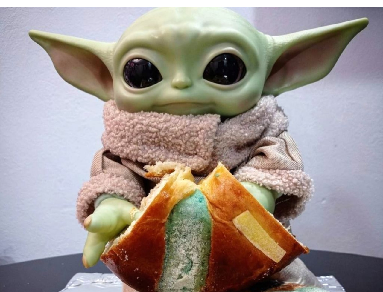 Rosca de Baby Yoda llega de la Galaxia a CDMX