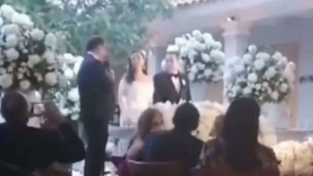 (VIDEO) Alcadesa en el Edomex celebra su boda con más de 100 invitados