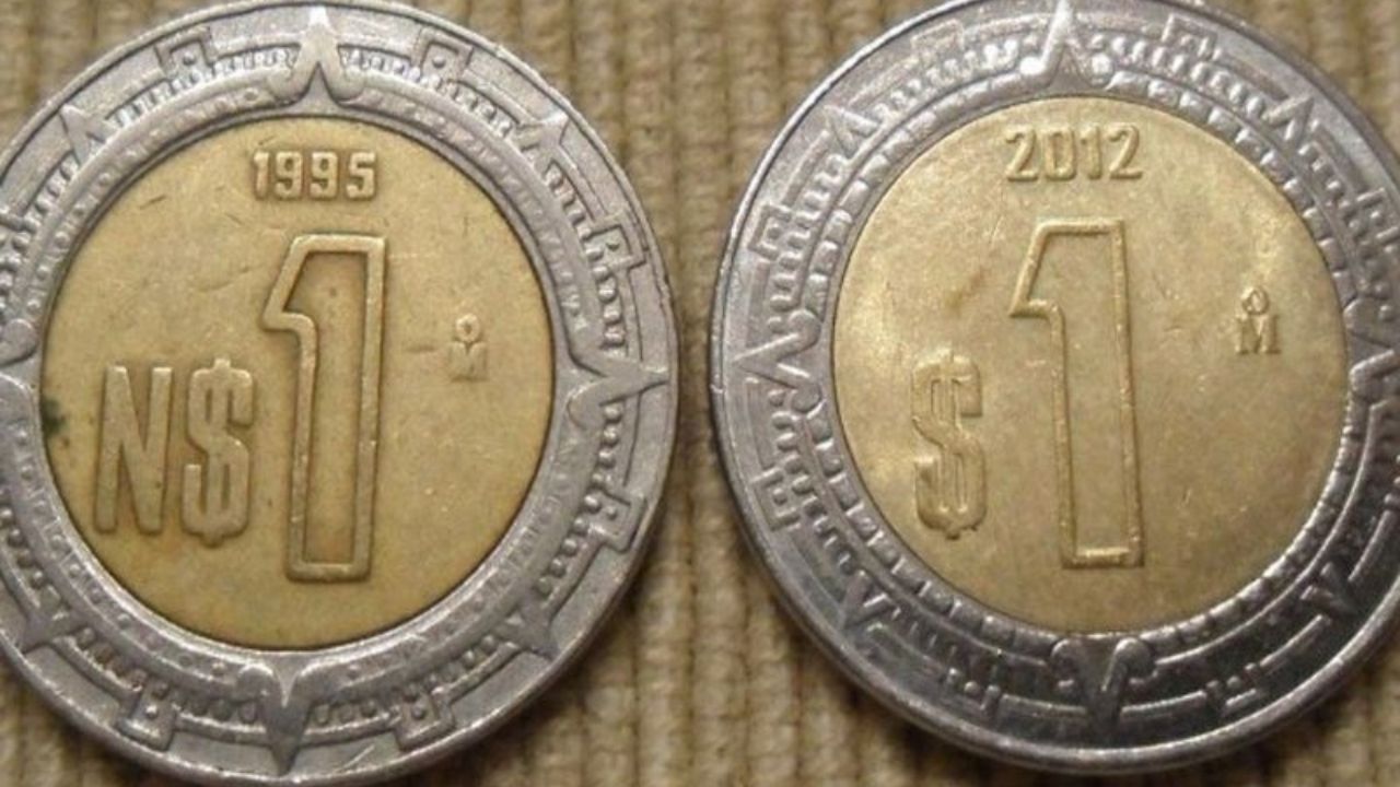 Monedas viejitas de 1 peso valen cerca de 10 mil pesos