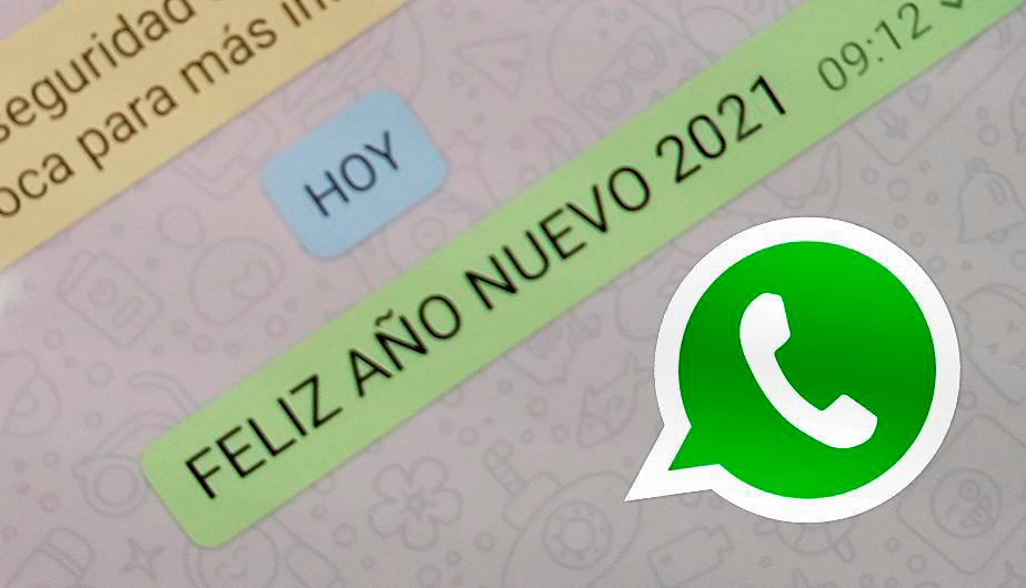 WhatsApp: Programa tus mensajes de Año Nuevo