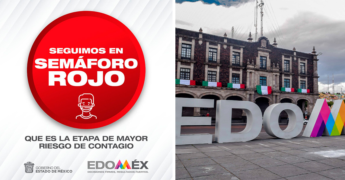 Edomex seguirá en semáforo rojo la próxima semana informa Alfredo del Mazo