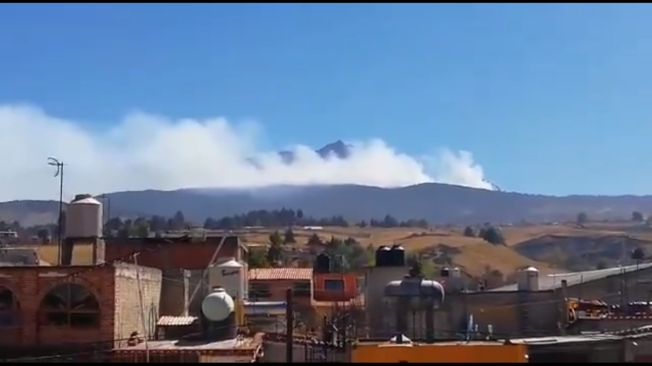 Lograron controlar el fuego en el Nevado de Toluca