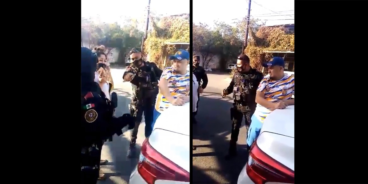 Hombre es arrestado por no usar cubrebocas en Nuevo León || Video