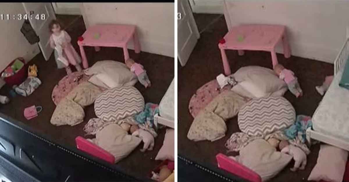 Viral: Captan cómo fantasma arrastra a una niña bajo la cama || VIDEO