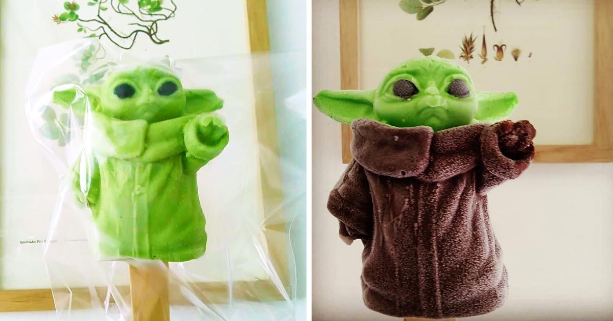 Crean paletas de hielo de Baby Yoda